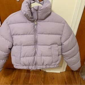 Garage cropped puffer jacket.  Size XS